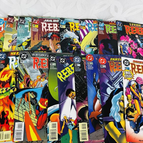 Rebels ‘94 0 1-18 Set Lobo Team R.E.B.E.L.S. DC Comics - Picture 2 of 8
